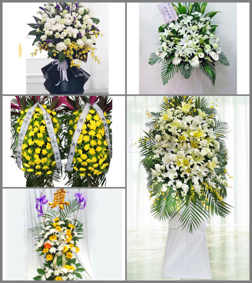 云南红河州蒙自市草坝镇前进村白事花篮预定